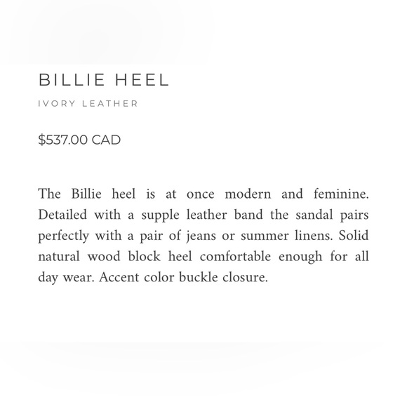 Cocolico Sz 38 Billie Block Heel Sandals in Ivory - Picture 6 of 7